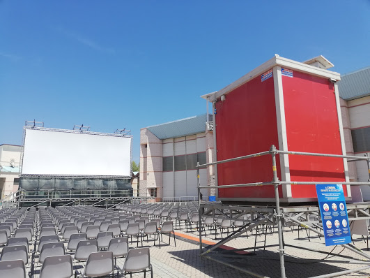 Struttura mobile · schermo per eventi